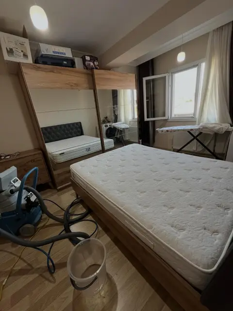 Çift kişilik yatak, yerinde yıkama — Bornova, İzmir
